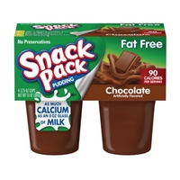 Snack Pack Fat Free Chocolate Pudding - 4 PK Product Image