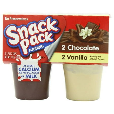 Snack Pack Chocolate & Vanilla Pudding Product Image