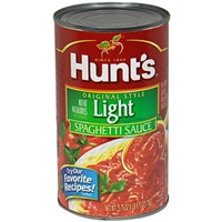 Hunt's Spaghetti Sauce Light Food Product Image