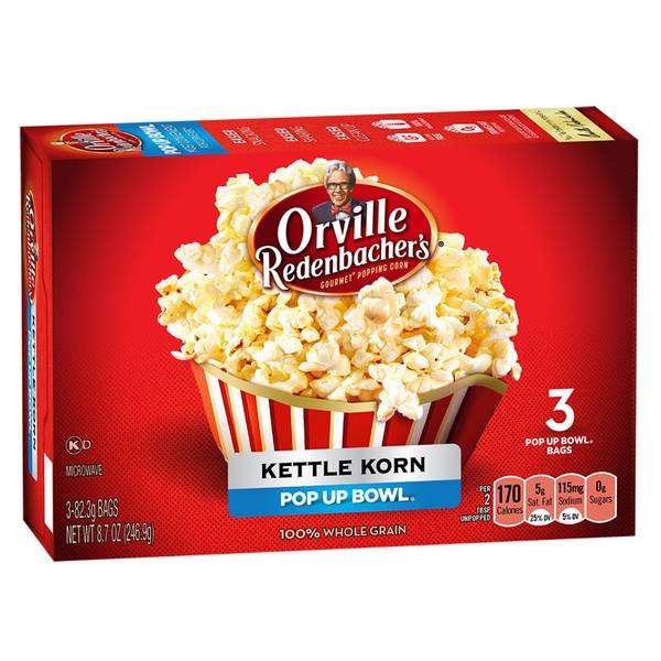 Orville Redenbacher's Light Butter Gourmet Popping Corn - 3 CT, Snacks,  Chips & Dips