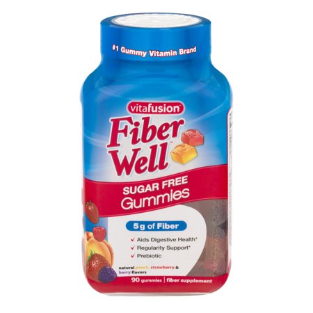 Vitafusion Fiber Well Sugar Free Gummies - 90 CT Food Product Image