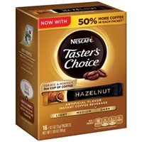 Nescafe Taster's Choice Hazelnut Instant Coffee Packets Product Image
