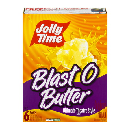 Jolly Time Popcorn Blast O Butter Ultimate Theatre Style Pack - 6 CT