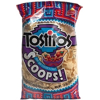 Tostitos White Corn Tortilla Chips Scoops Food Product Image
