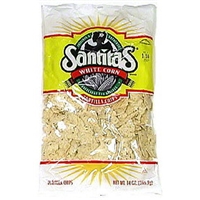 Santitas White Corn Tortilla Chips Food Product Image