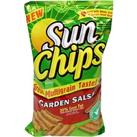 Sun Chips Multigrain Snacks Garden Salsa Flavored Allergy And