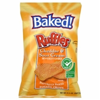 Ruffles Baked Cheddar & Sour Cream Potato Chips Allergy and Ingredient ...