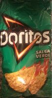 Doritos Salsa Verde Tortilla Chips Food Product Image