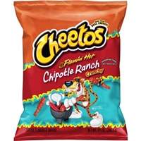 Cheetos Flamin' Hot Chipotle Ranch Crunchy Cheese Flavored Snacks - 8.5oz Product Image
