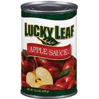 Lucky Leaf Apple Sauce Food Product Image