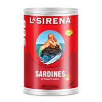 La Sirena Sardines In Tomato Sauce Food Product Image