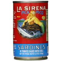 La Sirena Sardines In Tomato Sauce With Chili Food Product Image