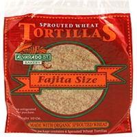 Alvarado St. Bakery Sprouted Wheat Tortillas Fajita Size Product Image