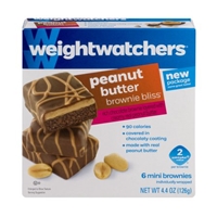 Weight Watchers Brownies Bliss Mini Brownies Peanut Butter - 6 CT Food Product Image