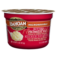 Idahoan Mashed Potatoes Microwavable Buttery Homestyle Product Image
