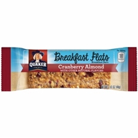 Quaker Breakfast Flats Cranberry Almond Granola Bar Food Product Image