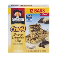 Quaker Chewy Banana Chocolate Chip Granola Bars - 12 CT