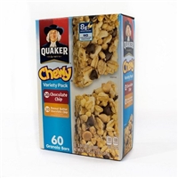 Quaker Granola Bars Chocolate Chip, Peanut Butter Chocolate Chip, Variety Pack Food Product Image