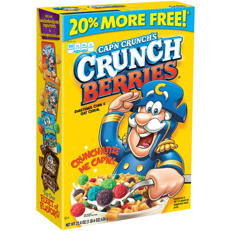 Capn Crunch Cereal Crunch Berries Allergy and Ingredient Information