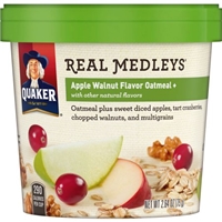 Quaker Real Medleys Apple Walnut Oatmeal Product Image