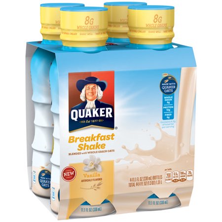 Quaker Quaker, Breakfast Shake, Vanilla Food Product Image