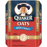 Quaker Oatmeal Oatmeal Quick 1-Minute Food Product Image