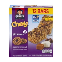 Quaker Chewy Girl Scouts Caramel Coconut Granola Bars - 12 CT Product Image