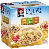 Quaker Instant Oatmeal Apples & Cinnamon - 10 CT Food Product Image
