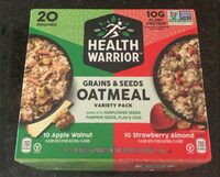 Health warrior grains and seeds oatmeal Food Product Image