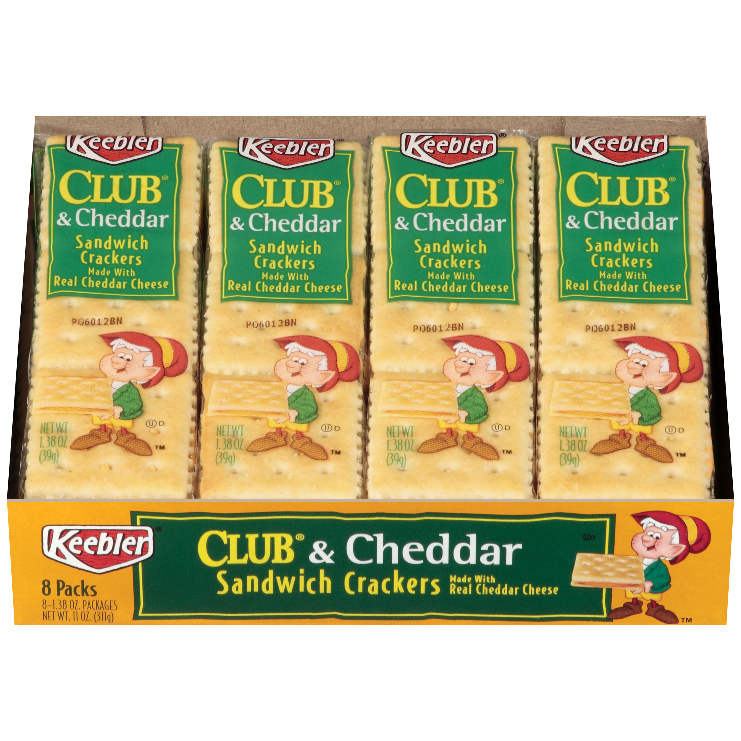 Keebler Sandwich Crackers Club & Cheddar - 8 PK Product Image