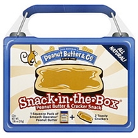 Peanut Butter & Co. Peanut Butter W/Crackers Smooth Operator Snack In The Box Food Product Image