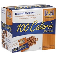 Regal Gourmet Snacks Snacks 100 Calorie Roasted Cashews 4.5 Oz Food Product Image