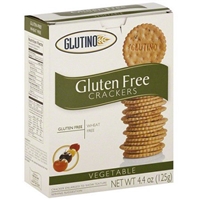 Glutino Crackers Gluten Free Vegetable 4.4 Oz Food Product Image