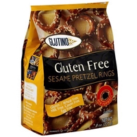 Glutino Pretzels Sesame Rings 8 Oz Food Product Image