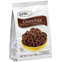 Glutino Pretzels Chocolate 5.5 Oz Food Product Image