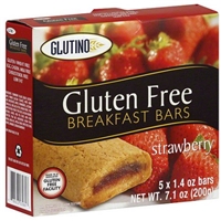 Glutino Breakfast Bar Strawberry 5 Ct Food Product Image