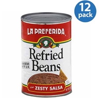 La Preferida  La Preferida Refried Beans Rancheros, 16 Oz. (Pack Of 12) Food Product Image