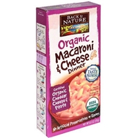 Back to Nature Organic Macaroni & Cheese Dinner Cheddar,12 pk Food Product Image
