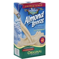Blue Diamond Almond Breeze Almond Milk Unsweetened 64 Fl Oz Food Product Image