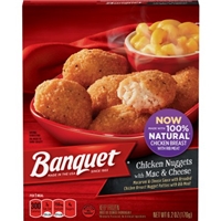Banquet Chicken Nuggets With Mac & Cheese Food Product Image