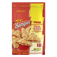 Banquet Stuffed Reduced Fat Pepperoni Frozen Pizza Slices, 24.75 oz Food Product Image