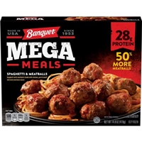 Banquet Mega Meal Spaghetti & Meatballs, 14.8 oz Product Image