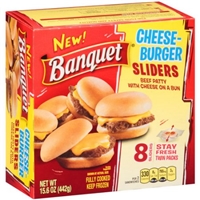 Banquet Cheeseburger Sliders 8ct Product Image