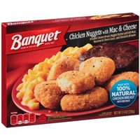Banquet Chicken Nuggets with Mac & Cheese Food Product Image
