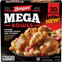 Banquet Mega Bowls Chicken Jalapeo Pepper Mac 'N Cheese, 14.05 Ounce Product Image