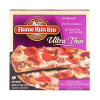 Home Run Inn Ultra Thin Crust Sausage & Pepperoni Pizza Food Product Image