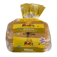 Rudi's Organic Bakery Hamburger Buns Wheat - 8 CT