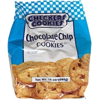 Checkers Cookies Chocolate Chip Flavored Cookies Chocolate Chip, Flavored Cookies Food Product Image