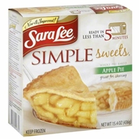 Sara Lee Simple Sweets Apple Pie Food Product Image