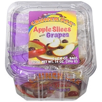 Crunch Pak Apple Slices With Grapes Mixed Food Product Image